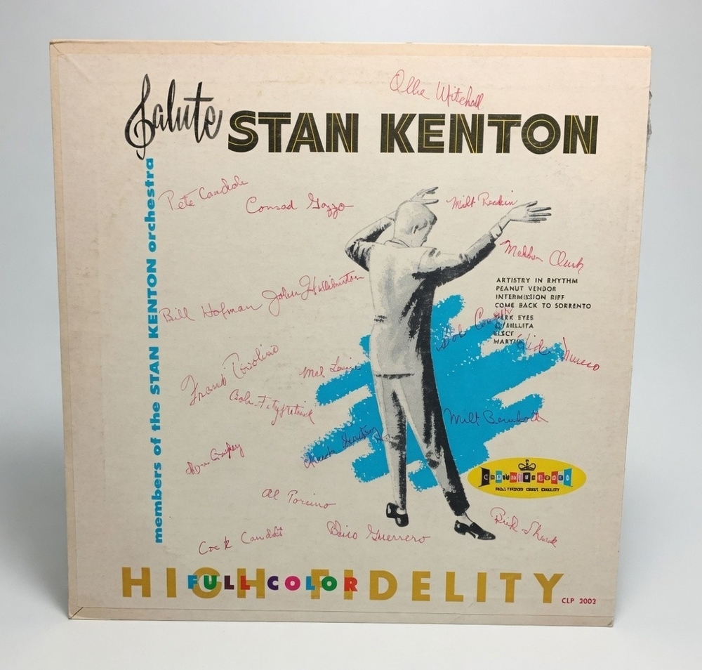 Members Of The Stan Kenton Orchestra Salute Stan Kenton Artistry Rhythm LP NM VG